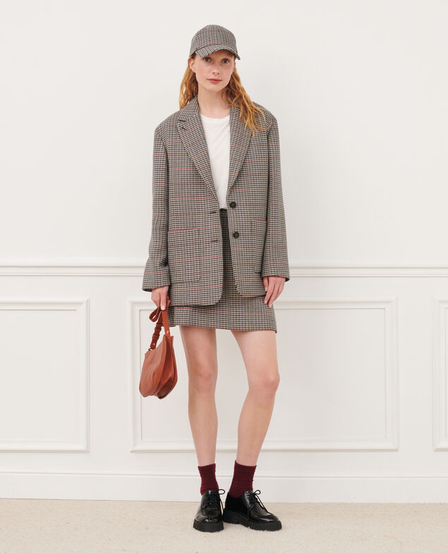 Veste masculine à carreaux 8864 03 gray check