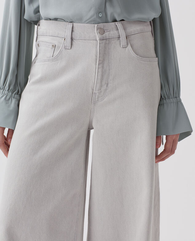 Jean wide JEANETTE J021 light grey