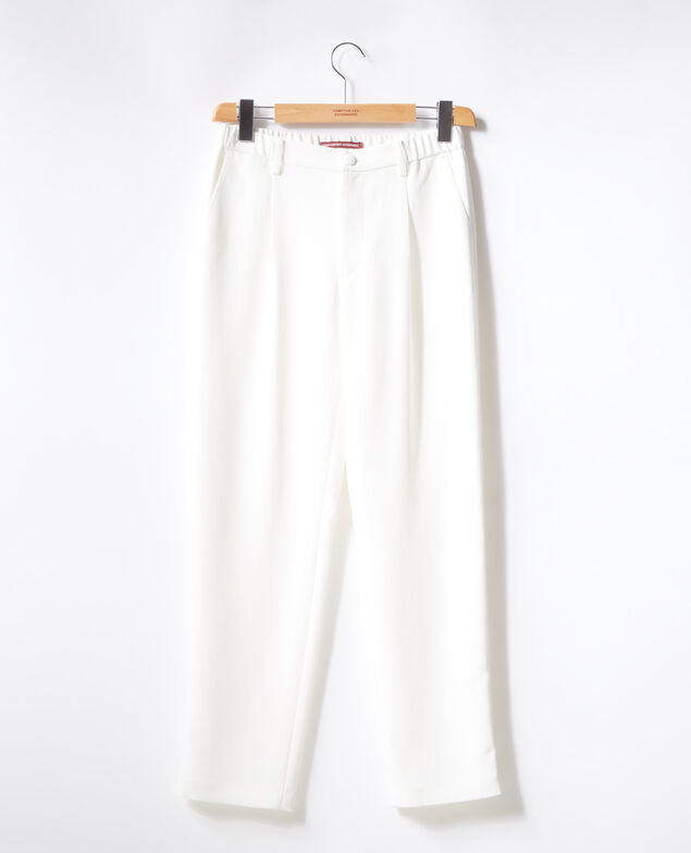 Pantalon en crêpe Blanc