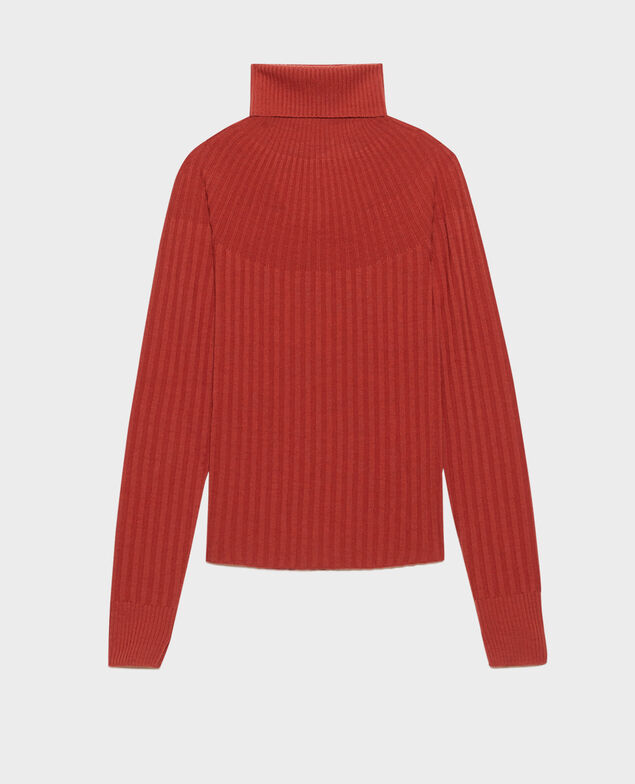 Pull chaussette en laine mérinos 8830 16 red