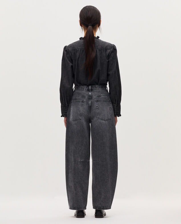 Jean barrel CHARLIE K081 dark gray