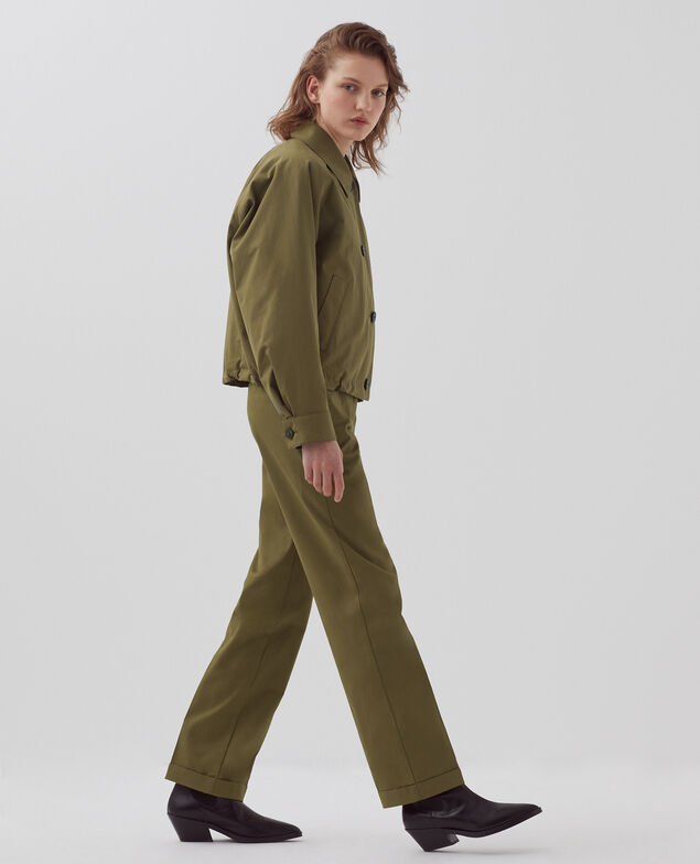 Blouson court H570 military olive
