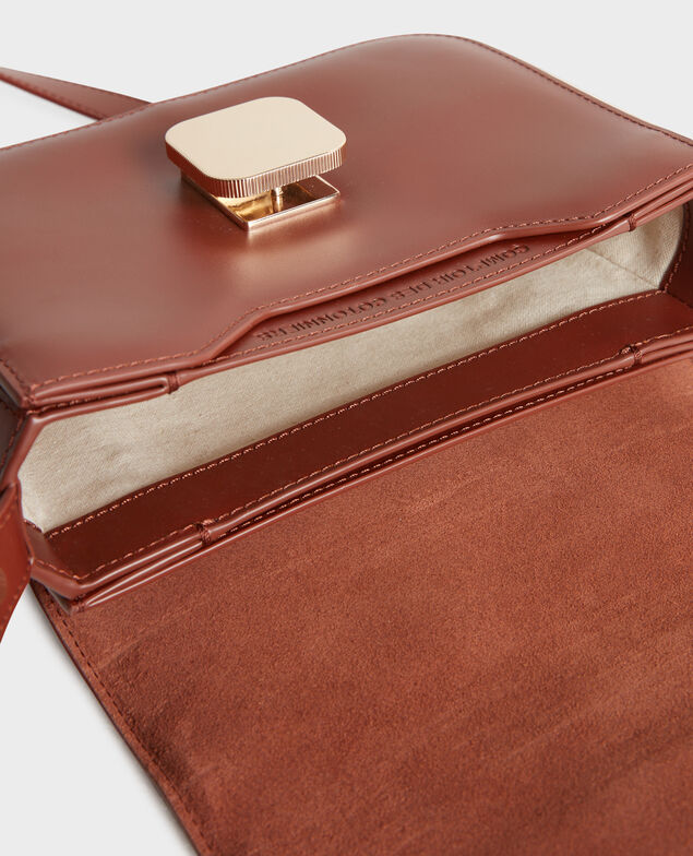 VIC - sac boîte en cuir 4024 camel