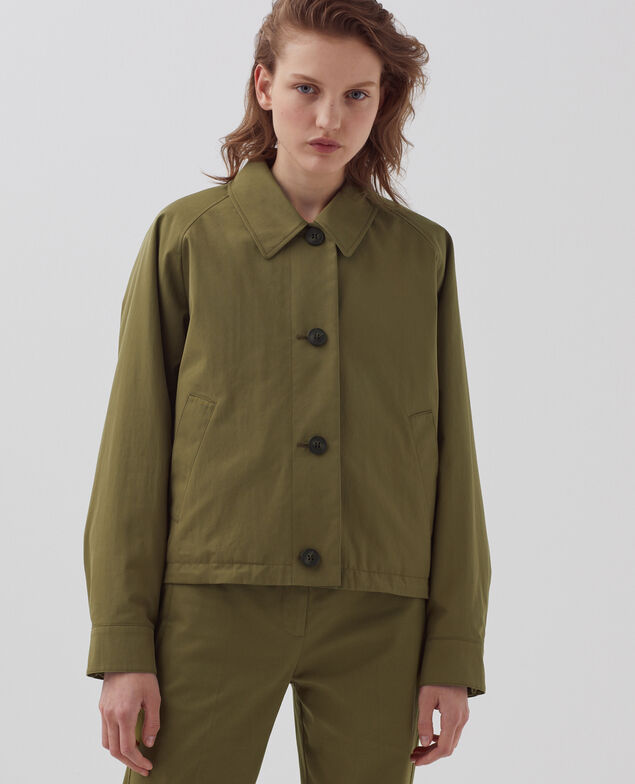 Blouson court H570 military olive