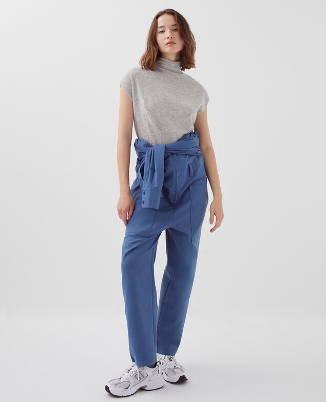 Combinaison pantalon cargo zippée I640 gray blue