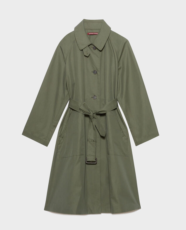CATHERINE - Trench ample 0571 thyme green