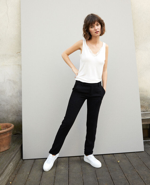 Pantalon de type tailleur Noir
