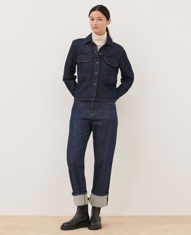 Veste en toile denim 0681 rinse denim