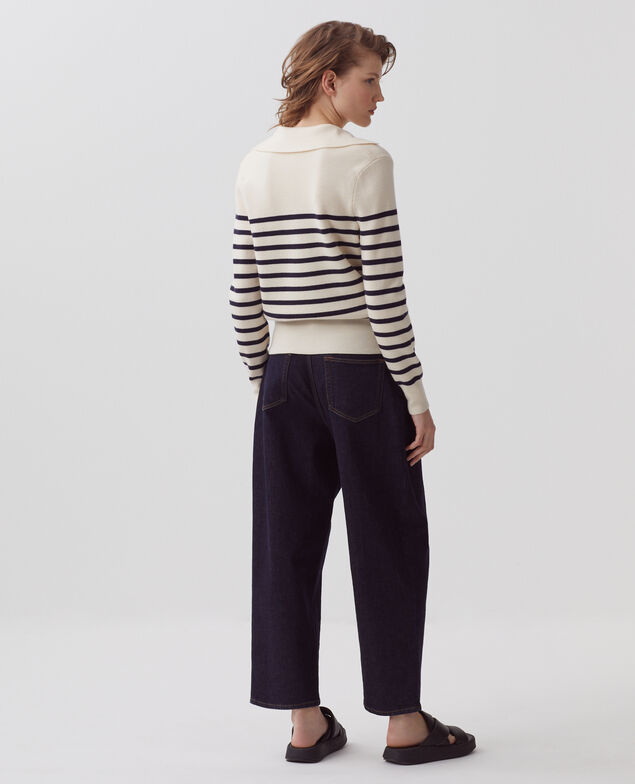 Pull marinière en laine mérinos 5185 stp_jtst_nsky