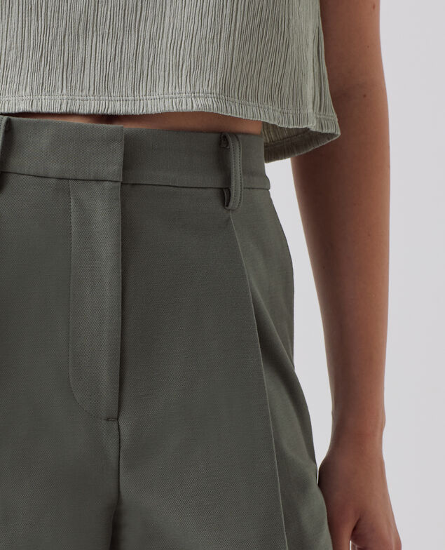 Pantalon carrot CAMILLE J560 basil dark green