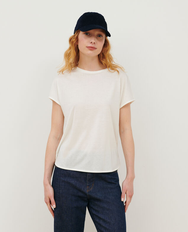 Loose cotton t-shirt 4262 cloud dancer