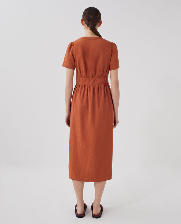 Robe midi U260 orange