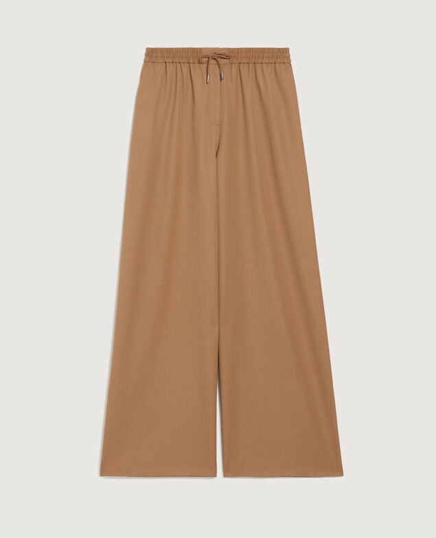 Pantalon ample à plis YVONNE K341 oak brown