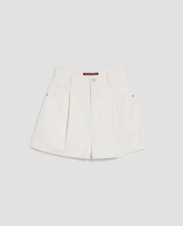 Short à pinces H003 white