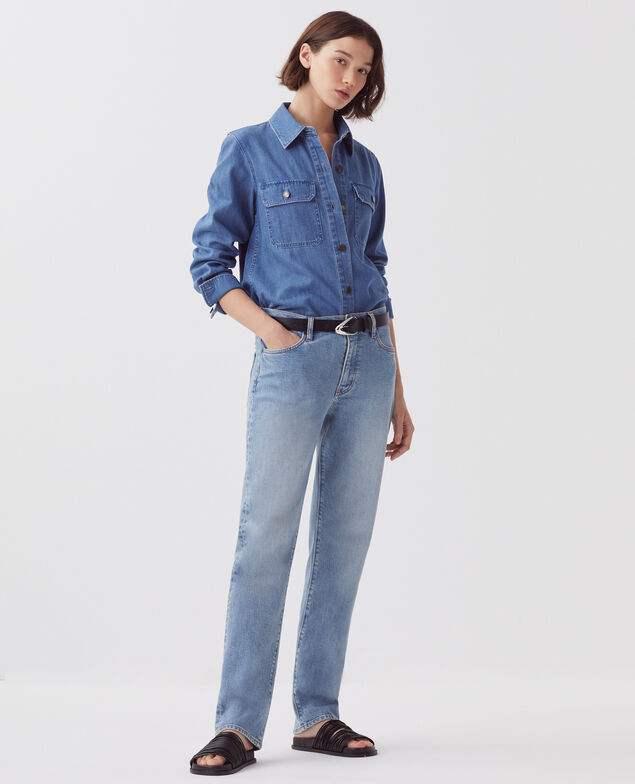 Jean slim LILI J610 light blue wash