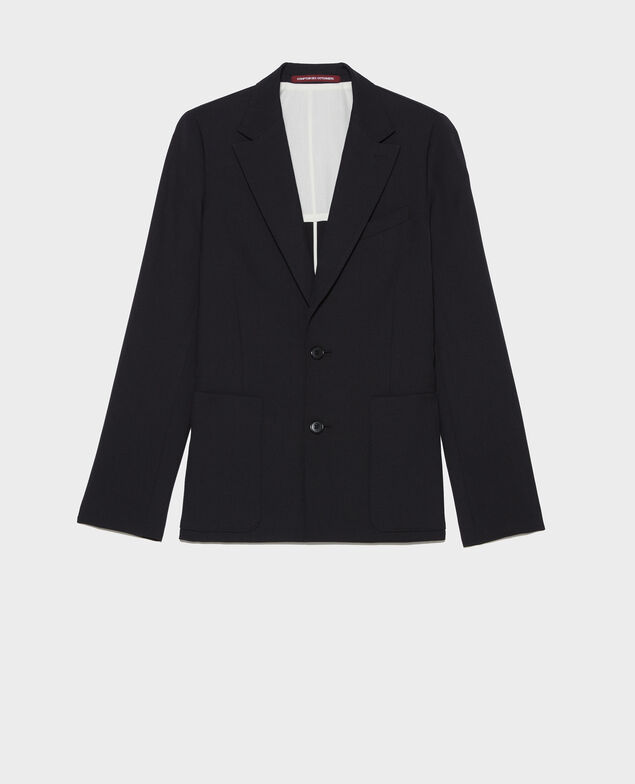 Blazer léger en laine sèche Black beauty