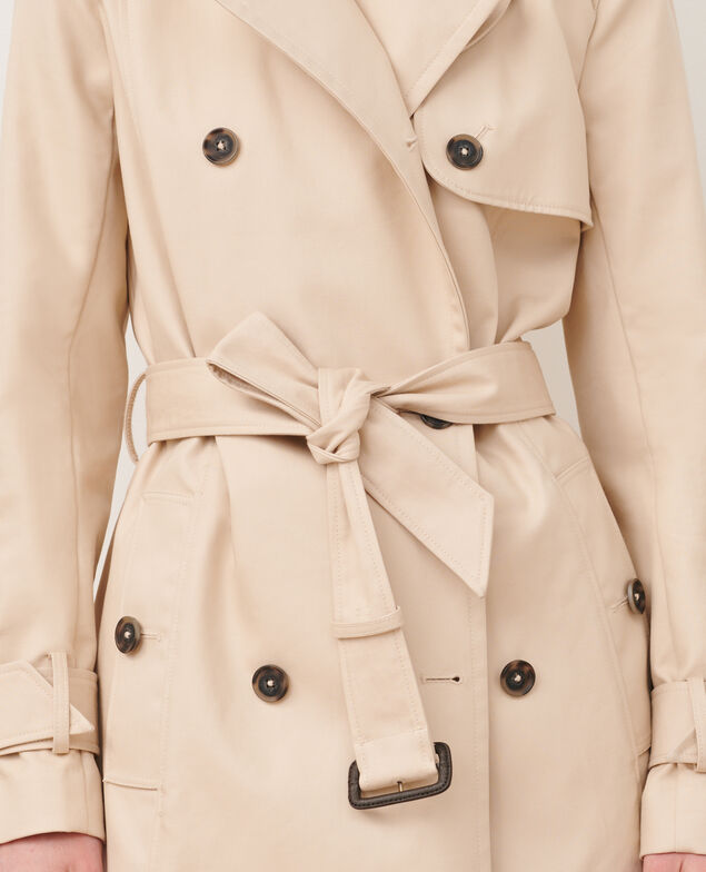 CATHERINE - Trench iconique Smoke gray