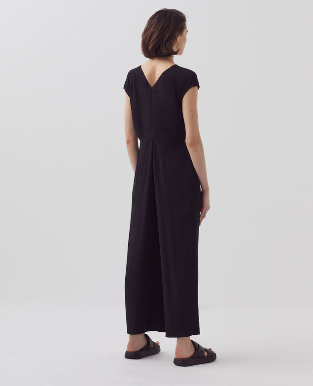 Combinaison fluide sans manches H091 black beauty