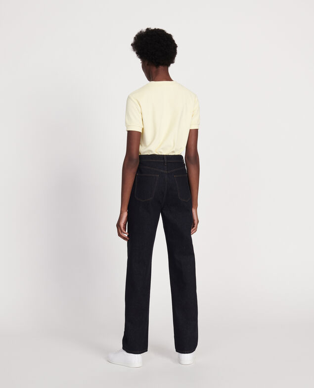 Jean brut coupe droite Denim rinse