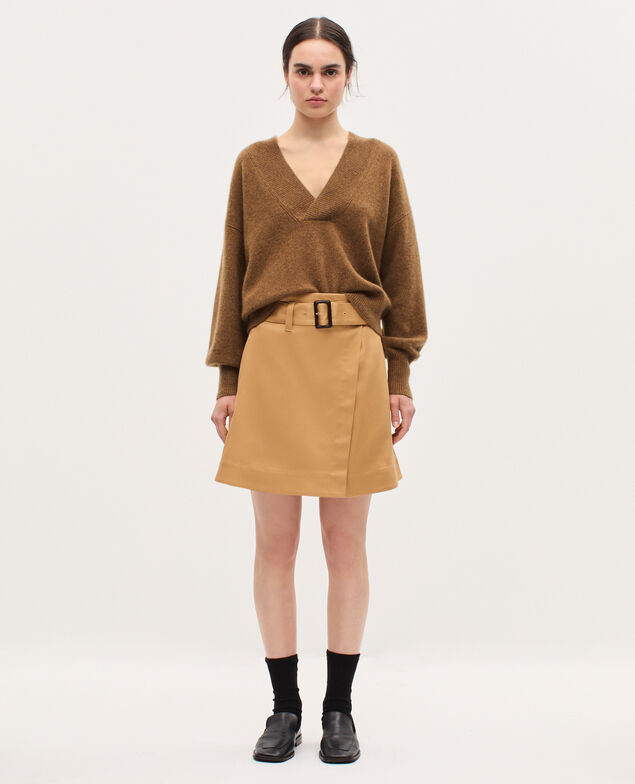 Jupe courte portefeuille K320 prairie sand