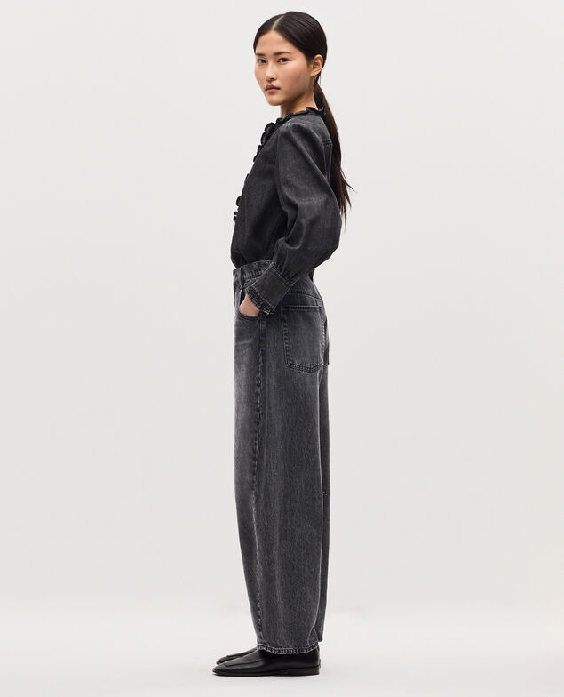 Jean barrel CHARLIE K081 dark gray
