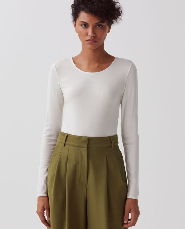 T-shirt seconde peau A040 ivory