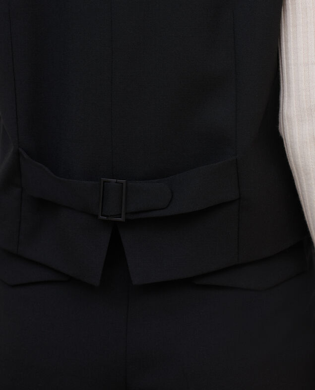 Gilet de costume en laine A091 black