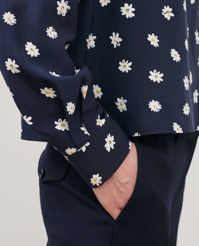 Chemise imprimée fluide 0694 daisy