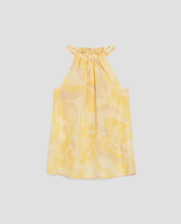 Top encolure américaine H413 anemone yellow
