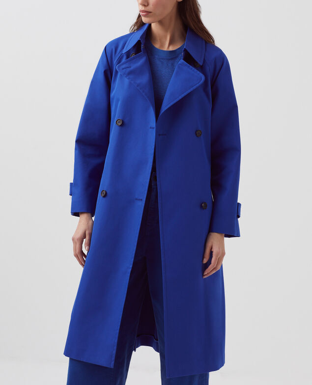 CATHERINE - Trench ample H660 sodalite blue