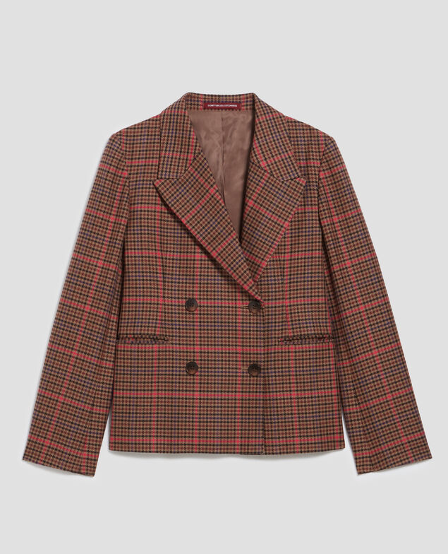Veste de costume I121 check pink