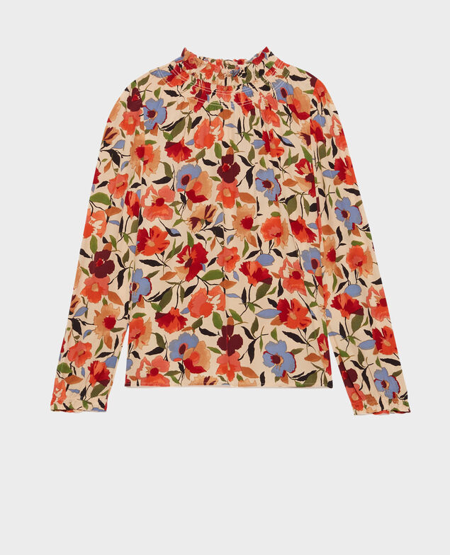 Blouse imprimée 8857 31 beige print