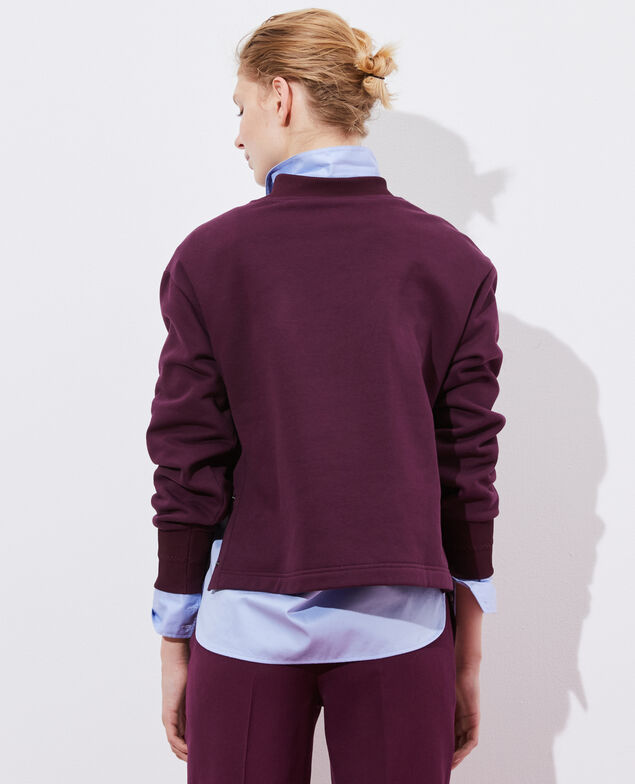 Sweatshirt col montant Potent purple