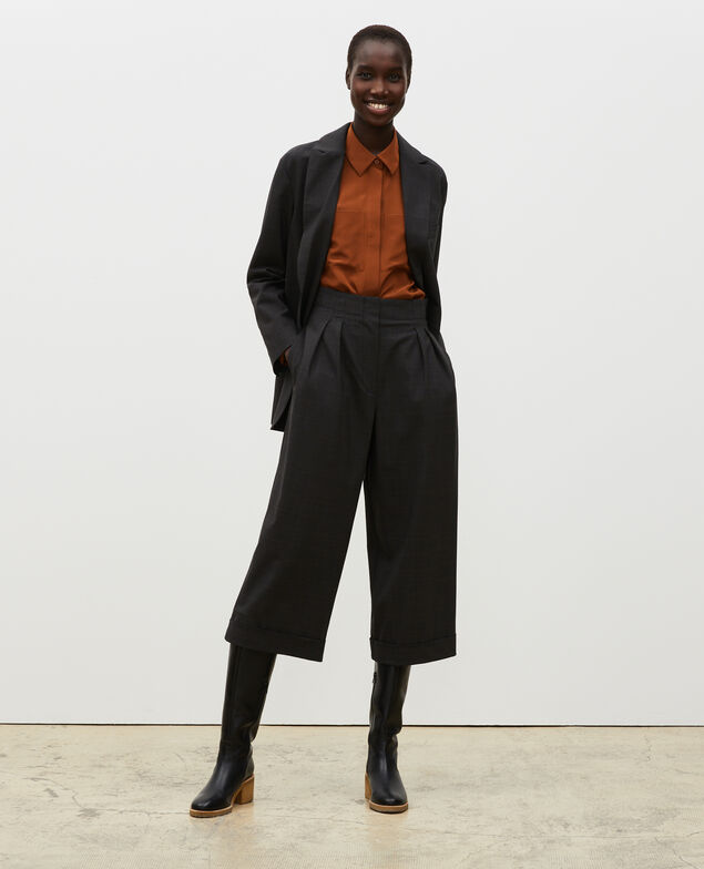 Blazer d'homme en laine prince de galles Check-wool-pattern-tailoring