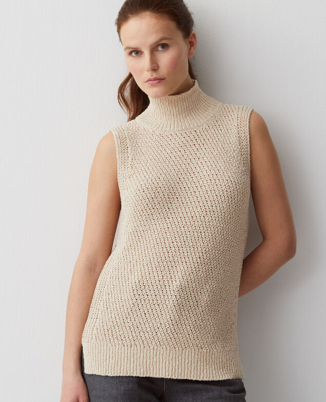 Pull sans manches H311 oyester gray