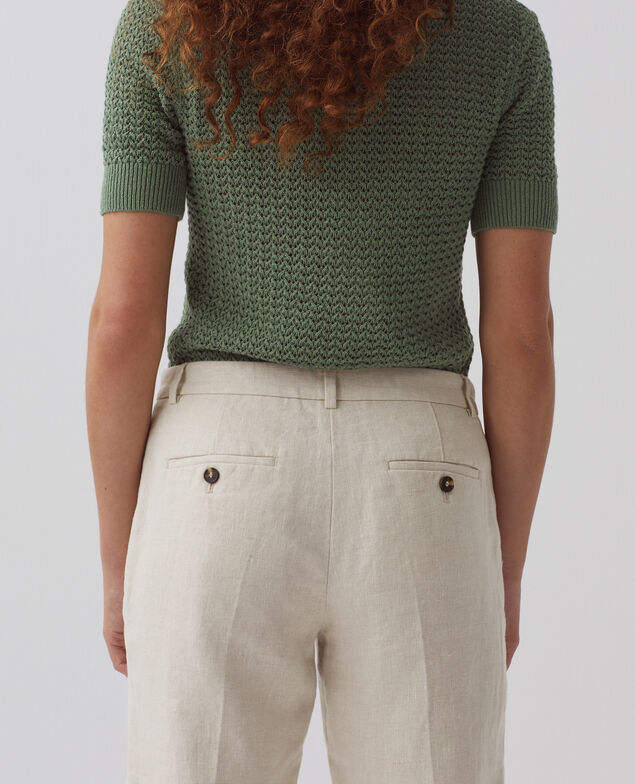 Pantalon cigarette MARGUERITE 0310 beige natural