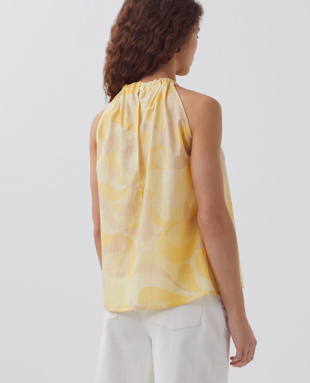Top encolure américaine H413 anemone yellow