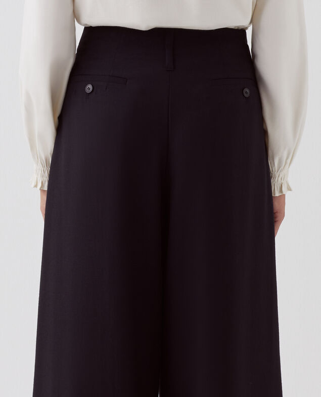 Pantalon ample à plis YVONNE H091 black beauty