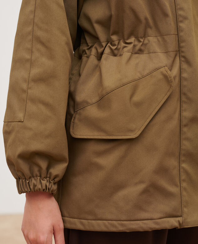Parka mi-longue A333 solid khaki
