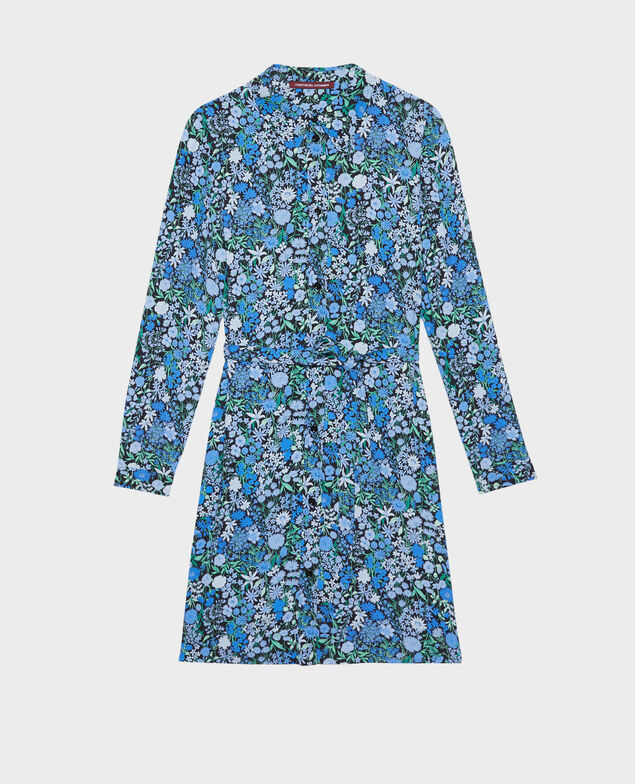 Robe-chemise 98 print blue