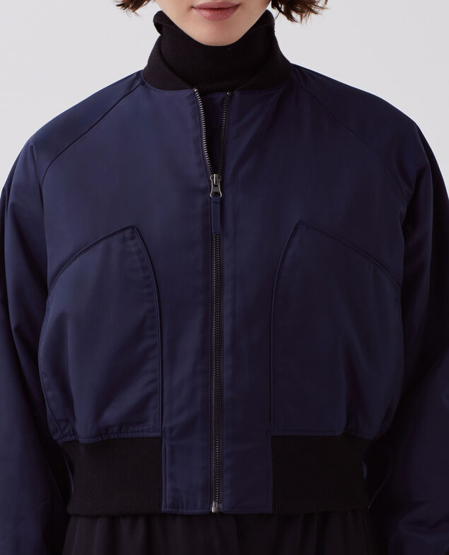 Bomber satiné I697 navy