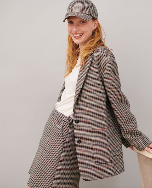 Veste masculine à carreaux 8864 03 gray check