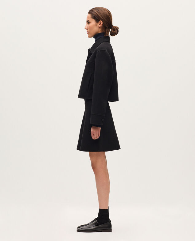Veste courte double face H091 black beauty