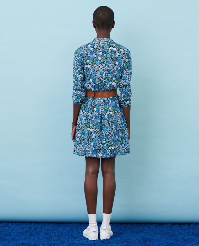 Robe-chemise 98 print blue