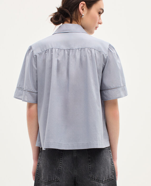 Chemise en voile de coton K040 tradewinds gray