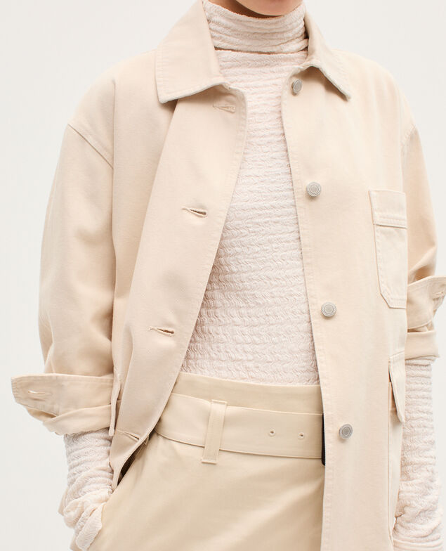 Veste workwear en coton H305 ecru