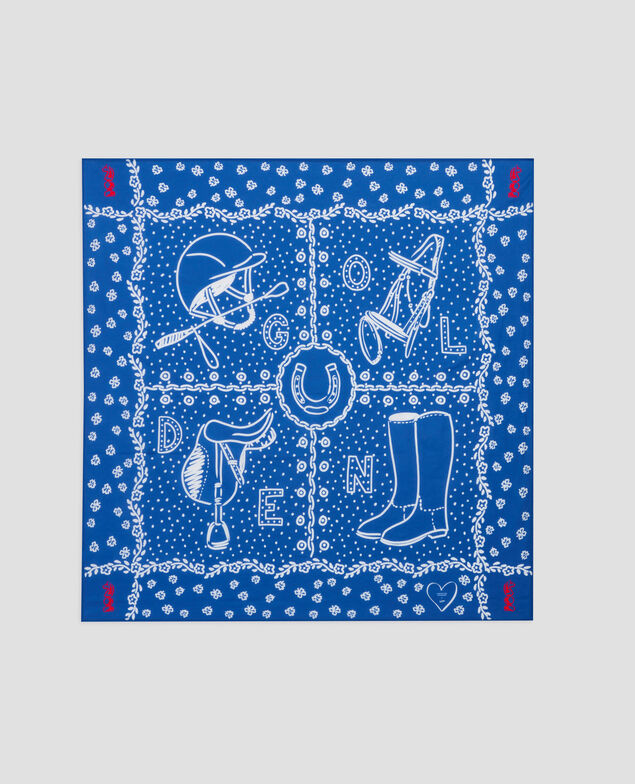 Foulard en coton B624 carre e