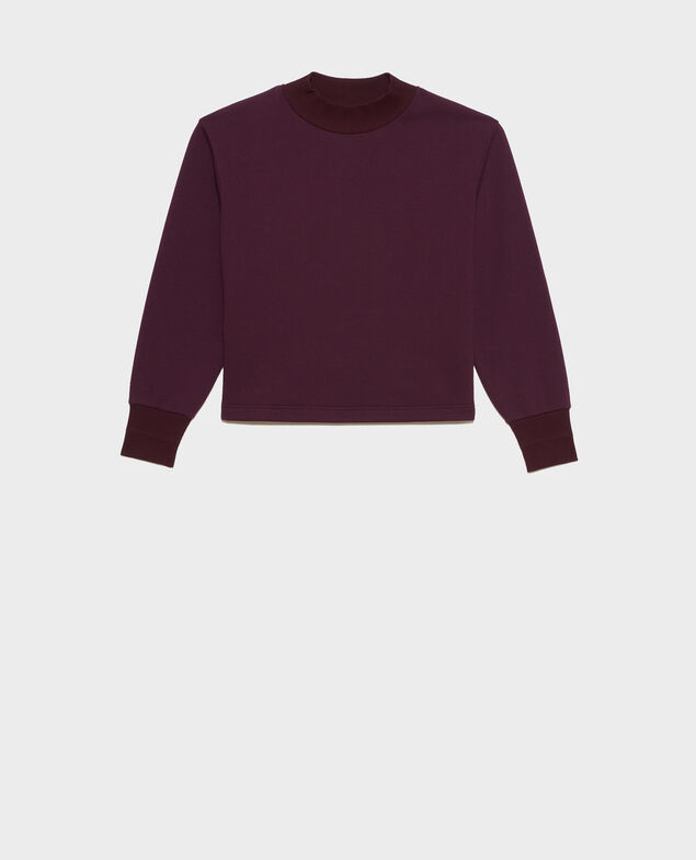 Sweatshirt col montant Potent purple