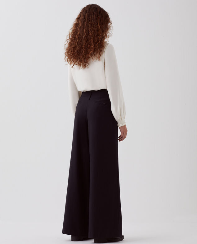 Pantalon ample à plis YVONNE H091 black beauty