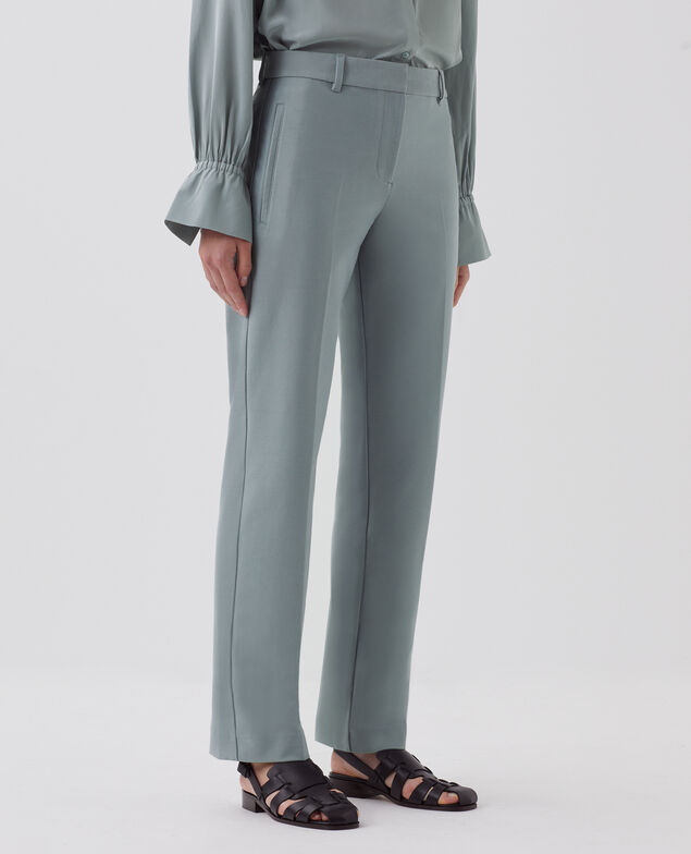Pantalon droit ajusté COLETTE J620 slate blue